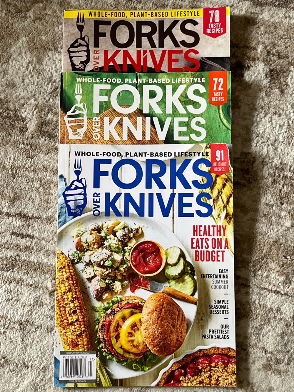 Forks Over Knives magazines
